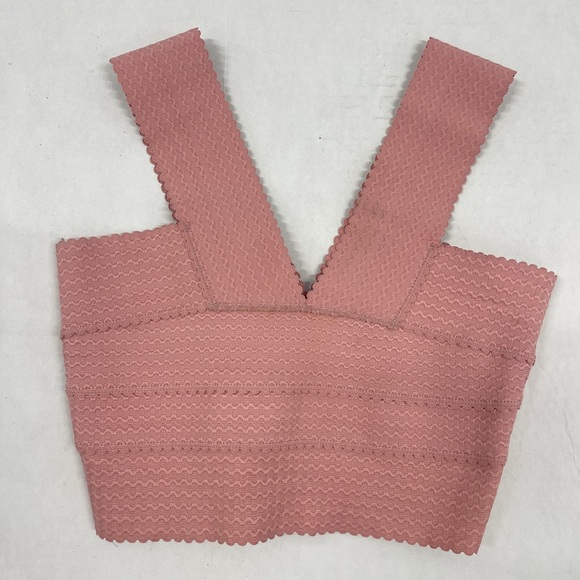 ANGL Pink Bandage Crop Top - Small - Picture 2 of 4